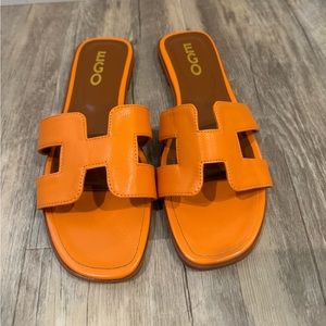 Orange sandal